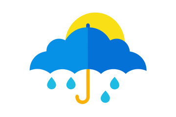 rain and clouds