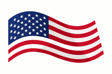 Fototapeta premium american flag vector illustration
