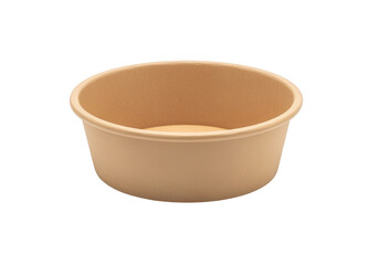 Empty Sustainable Bowl Isolated on White