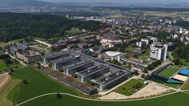 ETH H&ouml;nggerberg, Zurich, Switzerland &ndash; campus, education, research institution, aerial view