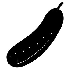 vector illustration of a cucumber