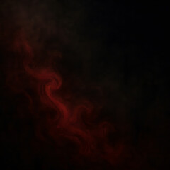 Red Smoke Swirl in Dark Background &mdash; Moody Abstract Texture for Cinematic Design
