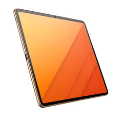 Premium smartphone isolated with sleek design and bright display