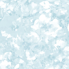 Big flower,Seamless watercolor floral pattern, flowers elements, green leaves branches on dark black background; for wrappers, wallpapers, postcards, greeting 