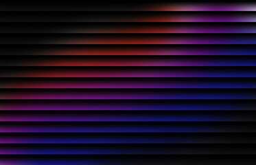 Red, pink, and green gradient with glowing horizontal stripe effect on a black background — futuristic abstract neon waves, vibrant motion, and layered transparency design.