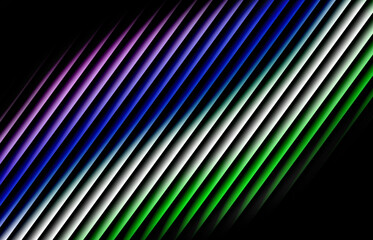 Blue, green, and white gradient with glowing diagonal stripe effect on a dark background — futuristic neon light waves featuring radiant energy, layered motion, and abstract design.
