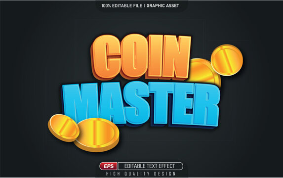 coin master text effect editable eps file