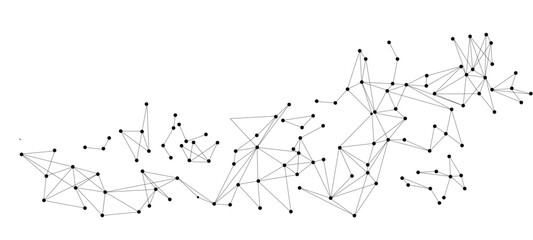 spider web on white background