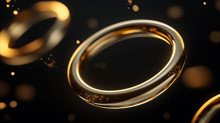 Ultra-realistic golden finance background with stock market graphs, money, gold bars, candlestick charts, luxury infographic design.