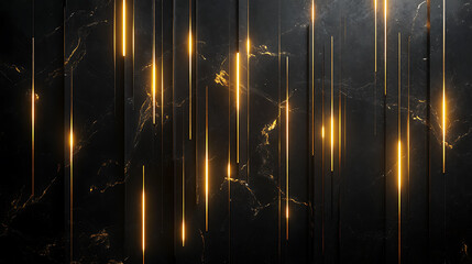 Ultra-realistic golden finance background with stock market graphs, money, gold bars, candlestick charts, luxury infographic design.