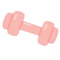 Dumbbell in Flat Cute Style for Gym & Strength Training