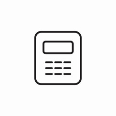 calculator app icon icon sign vector