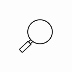 magnifying glass search icon sign vector