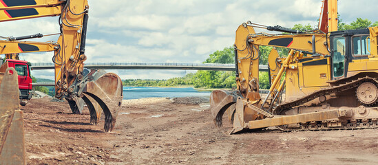 the motorway construction