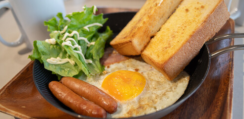 美味しそうな朝食