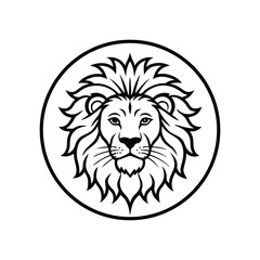 lion head vector illustration