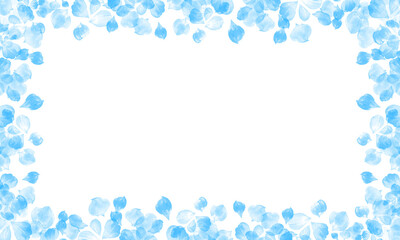 blue christmas frame