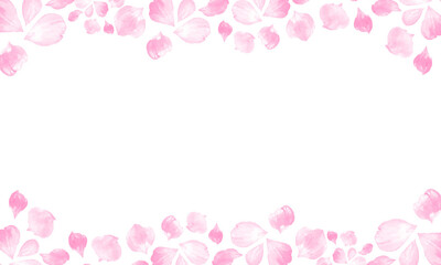 pink flower frame