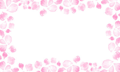 pink flower frame