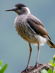 Obraz premium The Dull and Unattractive Spectacle: An Unusually Unpleasant Bird Species in Its Natural, Uninspiring Habitat