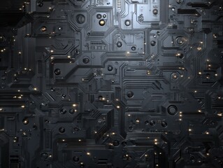 Fototapeta premium Abstract circuit board pattern