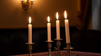 Havdalah candles, a spiritual transition, marking Shabbat's end.