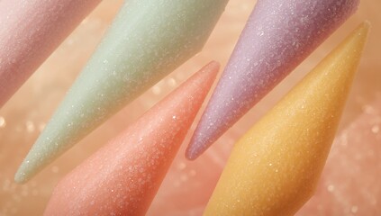 Cone ice cream dessert cone sweet ice cream colorful waffle