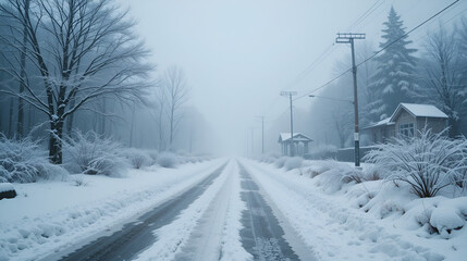 The snow makes everything very muffled, creating a truly surreal and in some ways magical atmosphere.