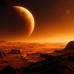 Mars is known as the Red Planet because its surface is covered in iron dust which gives it a reddish color.