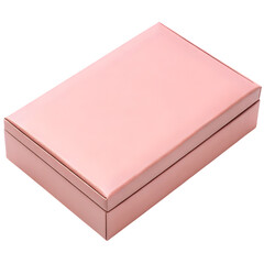 Rectangular pastel pink product box with matte finish and clean edges