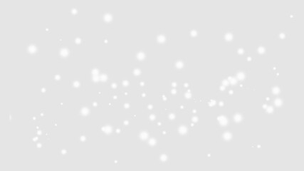 Magical shimmering particles glowing with soft white light against a dark void