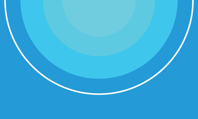 Blue Circle Radial layer background. Sun rays template.