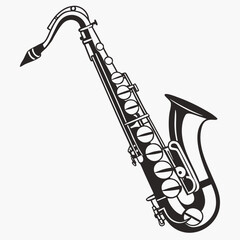 saxophone with notes