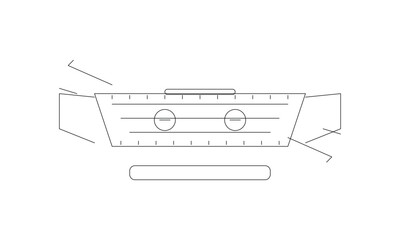 Mask Unique Vector – Medical, Protective, and Safety Face Cover Illustration
