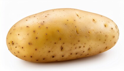 Potato Isolated On White Background Full Depth Of Field