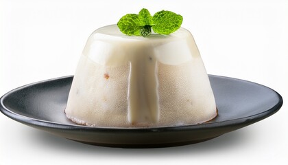 White Pudding Irish Food Isolated On Transparent Background