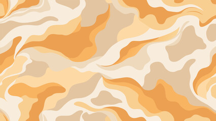 Marble texture featuring swirls of orange and white paint, creating a vibrant and dynamic visual effect..eps