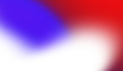 Vibrant abstract red and blue swirls blend into dark black moody atmospheric background design