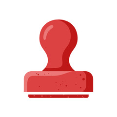 Red Rubber Stamp