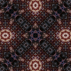 Seamless abstract art pattern. woven endless pattern. Square abstract background
