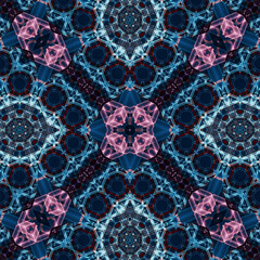 Seamless abstract art pattern. woven endless pattern. Square abstract background