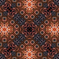 Seamless abstract art pattern. woven endless pattern. Square abstract background