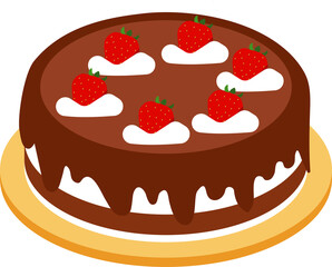 Cake (Chocolate and Strawberry)