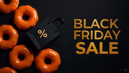Black Friday Web Banner Design, Black Friday design for advertising, banners, leaflets and flyers., promotional discount concept, created with generative ai