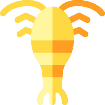 Copepod Marine Plankton Icon Vector Ocean Biology Aquatic Science