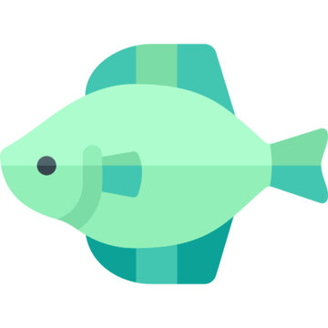 Crappie fish freshwater sunfish icon