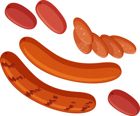 Grilled Sausage Slices