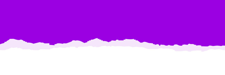 Realistic torn paper edge. Ripped paper mockup isolated on transparent background. Piece of rip paper PNG. mockup template 