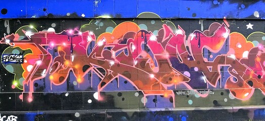 graffiti on the wall