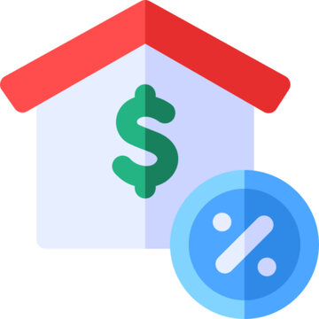 Mortgage Home Loan Finance Property Bank Icon
